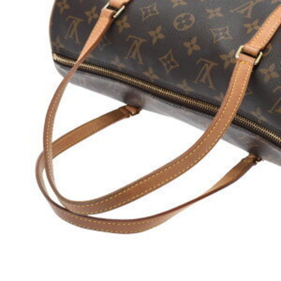 Louis Vuitton Bag Monogram Handbag Canvas Brown Papillon - Picture 3 of 9